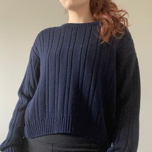 Brandy Melville Navy Sweater